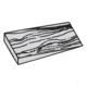 Backes Wood Products Wedge Blocks, 1in x 4in x 9in 30 Per Bundle, 4X9X1