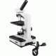 Barska 40x, 100x, 400x Monocular Compound Microscope, White, Medium AY13072