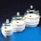 Bel-Art Space Saver Vacuum Desiccators, SCIENCEWARE 420270000 Clear Polycarbonate Bottom