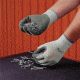 Best Manufacturing Gloves Nat Rub Wrinkle Sm PK12 3811-07