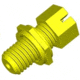 Bio-Chem Fluidics Fitting Tube Yellow 1/16INPK10 2104