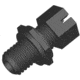 Bio-Chem Fluidics Tube End Fitt (BLACK)1/8INPK10 2200
