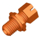 Bio-Chem Fluidics Tube End Fitt (ORANG)1/8INPK10 2203