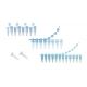 Biotix Tube Strip 8 W/cap 0.2ml Pk120 3728.8S.X, Unit PK
