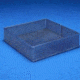 Black Machine Basket Micro Alum 10X6X2.5IN PERF404
