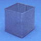 Black Machine Baskets, Perforated Aluminum PERF301/D Rectangular