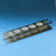 Black Machine Test Tube Rack Stainless Steel SS100/D