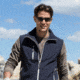 Bolle Contour Nylon Rubber Safety Glasses, Dark Gunmetal Frame, Smoke Lens, 40048