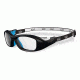 Bolle Kids SWAG Sport Protective Eyewear - Black and Electric Blue Frame,Clear Anti Fog/Scratch Lens 11889