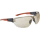 Bolle Ness+ Safety Glasses, Black Orange Frame, Copper Lens, NESSPCSP
