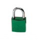 Brady Worldwide Alum Padlock 1 Kd Green PK6 51362