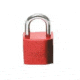 Brady Worldwide Alum Padlock 1 Kd Red PK6 51360