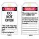 Brady Worldwide Do Not Open L/O Tag Hdty Poly 65506