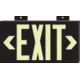 Brady Worldwide Exit Sign Photolum Wall Mt Red 90885