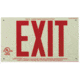 Brady Worldwide Exit Sign Unframd Bradyglo Rd 87807
