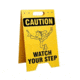 Brady Worldwide FL. Sign CAUT. Watch Step SF650E