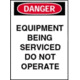 Brady Worldwide Magnetic Sign Danger Equip 66009