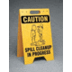 Brady Worldwide Sign Floor Caution Cleanup SF653E