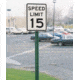 Brady Worldwide Sign Post - Grn Bkd Enamel 95047