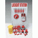 Brady Worldwide Sm Lo Station W/STEEL Locks 99707