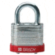 Brady Worldwide Steel Padlock 2.0IN Kd REDPK6 51290