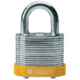 Brady Worldwide Steel Padlock .75 Kd Ylw PK6 51282