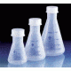 BrandTech Erlenmeyer Flasks with Screw Caps, PMP, BrandTech V668941 Polypropylene Flasks