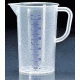 BrandTech Graduated Pitchers, Polypropylene, BrandTech V443081 Pitchers With Blue Overprint Molded Graduations