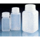 BrandTech Square Laboratory Bottles, Low-Density Polyethylene, Wide Mouth, BrandTech V92489