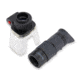 CARSON 6x18mm Monocular, 25x Microscope, 4x Loupe w/ 4 LED Lights, Black/Gray MA-60
