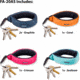 Carson Floating Wrist Strap Keyrings, 5-Pack, Assorted, FA-20AS