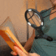 Carson Optical AS-70 Lume Series Hands-Free Magnifier, Gray, 5.7 in x 1.0 in x 9.3 in, AS-70