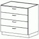 Case Systems 4 Drawer Cab 362436 B4040362436