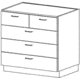 Case Systems 5 Drawer Cab 362436 B4240362436