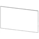 Case Systems Finished Back Panel 360160 F4000360160