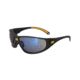 Caterpillar Tread Safety Glasses w/Anti-Scratch Blue Mirror Lenses, Black CSA-TREAD-105