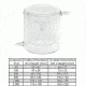 Chemglass Beaker Jacketed Reaction 50M CG-1103-01