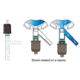 Chemglass Drain Plug Only Viton 0-20 CG-511-21