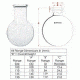 Chemglass Flask EVAP. Large Scale 10L CG-1337-27
