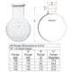 Chemglass Flask Evaporating 10L SM. CG-1337-20