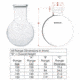 Chemglass Flask Evaporating 20L MED. CG-1337-05