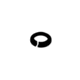 Chemglass Loosining Ring Black Poly #2 CG-184-03