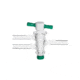 Chemglass STPK. TFE. Double Bore 4MM CG-446-04