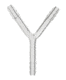 Chemglass Tube CONN. Y-SHAPE 12.7MM O CG-4023-03