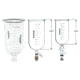 Chemglass Unjacketed Vessel 50L CG-1972-81