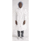 CleanWear Tyvek Frock El W St L Wh 30CS 1041-1-L