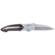 Columbia River Knife & Tool Walker, Folding Knife, 2.93" Sheepsfoot Blade, 14C28N Blade Steel, 5.94" Overall Length, Satin Finish, Silver, Brown Handle, Blade Lock, 4200