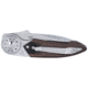 Columbia River Knife & Tool Walker, Folding Knife, 2.93" Sheepsfoot Blade, 14C28N Blade Steel, 5.94" Overall Length, Satin Finish, Silver, Brown Handle, Blade Lock, 4200