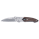 CRKT Walker Blade Lock Folding Knife, 2.93in, AUS?8 Stainless Steel Blade, Drop Point Blade, Brown Aluminum Handle, 4200