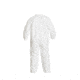 DuPont IC181S Tyvek IsoClean Coverall w/Elastic Wrists and Ankles, White, Small, Case of 25, IC181SWHSM00